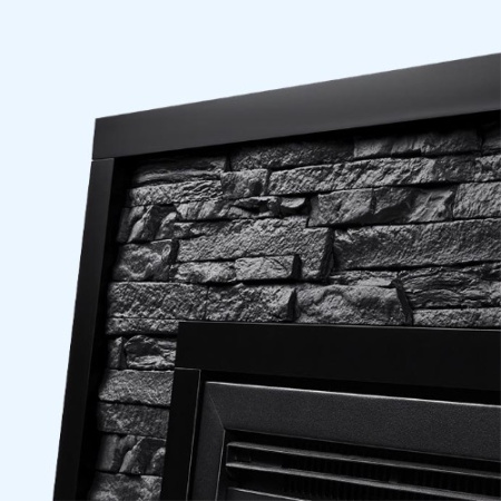 Loft 30 камень черный/черная эмаль (1199827) Firelight Каменный портал